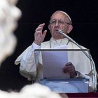 El Papa Francisco durante el Ángelus del 17 de junio de 2018