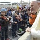 El Papa Francisco en la audiencia pública de cada miércoles