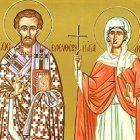 Santos Eleuterio y Antia.