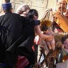 La extremista de Femen fue detenida antes de que lograse su objetivo