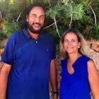 La archiduquesa Camila de Habsburgo, princesa de Florencia, afirma que la película «hará mucho bien a muchas personas». En la foto, junto a José María Zavala, director de «El misterio del Padre Pío».