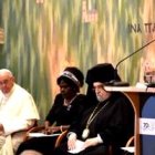 Francisco en Ginebra en el Consejo Mundial de las Iglesias, del que la Iglesia Católica no es miembro