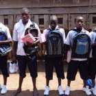 Niños soldados ya rescatados por el padre Arsene, y con la ayuda recibida por parte de la ong española Rescate