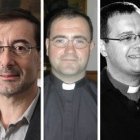 De izquierda a derecha, José Cobo, Santos Montoya y Jesús Vidal