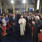 El Papa dio su primer discurso ante las autoridades del país y el cuerpo diplomático / Vatican Media