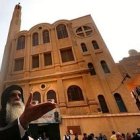 Exterior de la iglesia de Mar Mina, objeto de un atentado este viernes. Foto: Reuters.