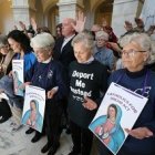 En la concentración a favor de los dreamers fueron detenidas cuarenta personas