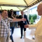 Francisco en el centro Dopo di Noi de personas discapacitadas