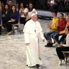 Con espectáculo y testimonios, el encuentro de los jóvenes con los Padres Sinodales y el Papa fue un momento especial del Sínodo