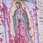 Virgen de Guadalupe profanada en la parroquia de Santa María de Betania