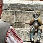 La estatua del diablo en Lübeck (Alemania) inspira la idea municipal para Segovia.