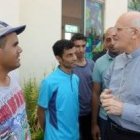 Xuereb, Nuncio del Vaticano en Corea, comió con los yemeníes que piden asilo en la isla Jeju