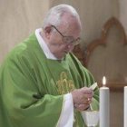 Francisco en la misa de Santa Marta, que celebra a primera hora cada mañana