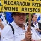 La población salió a las calles de Nicaragua el sábado para expresar su apoyo a los obispos