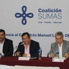 La coalición SUMAS se presentó en Ciudad de México el pasado 6 de noviembre