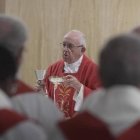 El Papa celebró misa en la memoria litúrgica de San Josafat, obispo y mártir