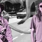 A la izquierda, Rosendo el misionero que murió en 1900, a la derecha, Rosendo el rockero que lo conoce, asombrado, años después, en Australia