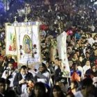 Los peregrinos han ido llegando sin cesar desde el pasado lunes