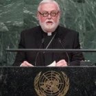 Paul Richard Gallagher es el portavoz vaticano ante las Naciones Unidas - ha hablado contra la pena de muerte