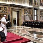 Francisco se dirigió este sábado a los alumnos de la Academia Alfonsiana, especialistas en Teología Moral.