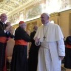 Francisco recibe a los miembros del Consejo para la Unidad de los Cristianos y les habla del trabajo con pentecostales y evangélicos