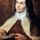 Teresa de Ávila, siempre escribiendo... Rubens pintó este cuadro basándose en un retrato real de la santa