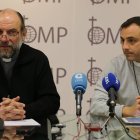 José María Calderón, director nacional de OMP España y Mario León Dorado,  prefecto apostólico en Sahara Occidental, han presentado la jornada