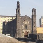 Iglesia de Santiago Apostol, en Tlatelolco, en la plaza de las Tres Culturas