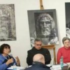 Daniela di Sarra presentó este viernes su libro sobre Bernini y la Sábana Santa. Foto: Carmelo Daniele / Roma Daily News.