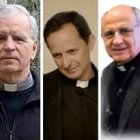 De izquierda a derecha, don Jesús Higueras, don Javier Siegrist, y don José Luis Bravo