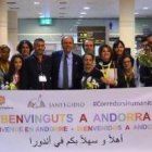 Colaboradores de la Comunidad de San Egidio acogen a los primeros refugiados que van a Andorra con sus visados humanitarios