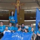 Jóvenes voluntarios de Mary's Meals en el festival de la juventud de Medjugorje