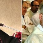 A la izquierda, Miguel Ángel Ayuso Guixot, presidente del Pontificio Consejo para el Diálogo Interrelegioso; a la derecha, Cristóbal López Romero, arzobispo de Rabat (Marruecos).