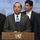 Alex Azar, representante de Estados Unidos como secretario del Departamento de Salud, habló en nombre de los países contrarios al "derecho al aborto"