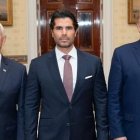 Eduardo Verástegui, en la Casa Blanca junto a Donald Trump y Mike Pence