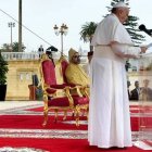 Francisco evocó ante Mohamed VI el documento que recientemente firmó en Abu Dabi.