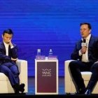 A la izquierda Jack Ma, presidente de Alibaba; a la derecha, Elon Musk, CEO de Tesla