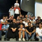 Algunos de los Jóvenes de San José, con el padre Juan María Sellas Vila.