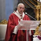 El Papa recordó la forma en la  que San Pedro y San Pablos fueron "testigos" fieles de Cristo