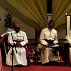 Vivy explicó ante el Papa las circunstancias en las que había nacido su fe, que no es compartida por sus padres.