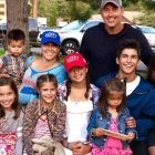 El ya excongresista Sean Duffy con sus ochos hijos antes de que naciera Valentina, la pequeña de la familia