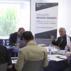 Una reunión del jurado del Premio Razón Abierta - el premio da origen al Congreso, que este año se celebra en Madrid