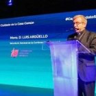 El portavoz de los obispos españoles, Luis Argüello, en el encuentro de la Fundación Pablo VI sobre cuidado de la casa común