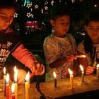 En la fiesta de la Inmaculada Concepción en Colombia se encienden velitas en su honor en grandes cantidades