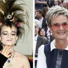 A la izquierda, la princesa en su etapa "punk" y a la derecha, en la actualidad