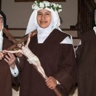 La hermana Fátima del Niño Jesús celebró su profesión de votos temporales este martes, festividad de Santa Teresa, en el convento de Maluenda