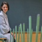 Catherine L'ecuyer en el colegio del Pilar, de los marianistas de Jerez - foto de Miguel Ángel González