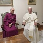 La reunión entre el Papa y el primado anglicano se produjo este miércoles en el Vaticano