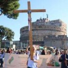 Un viacrucis recorrió Roma recordando a líderes y defensores de los pueblos amazonas asesinados por mafias y grupos extractivos sin escrúpulos