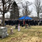 Numerosos voluntarios de organizaciones provida asistieron al entierro de los 2411 niños abortados por el doctor Klopfer.